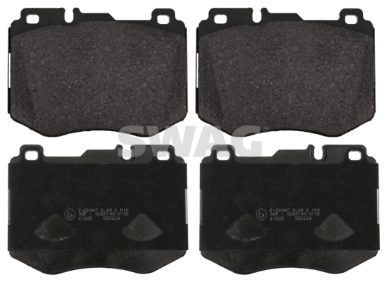 Set placute frana,frana disc 10 91 6986 SWAG